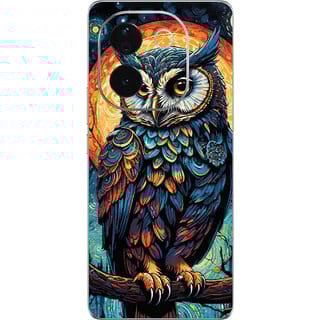 Yug Emporium Back Skin Wrap For IQOO Z9s Pro 5G Premium Quality Full Coverage (OWL) (Mobile Back Cover, Multicolor)