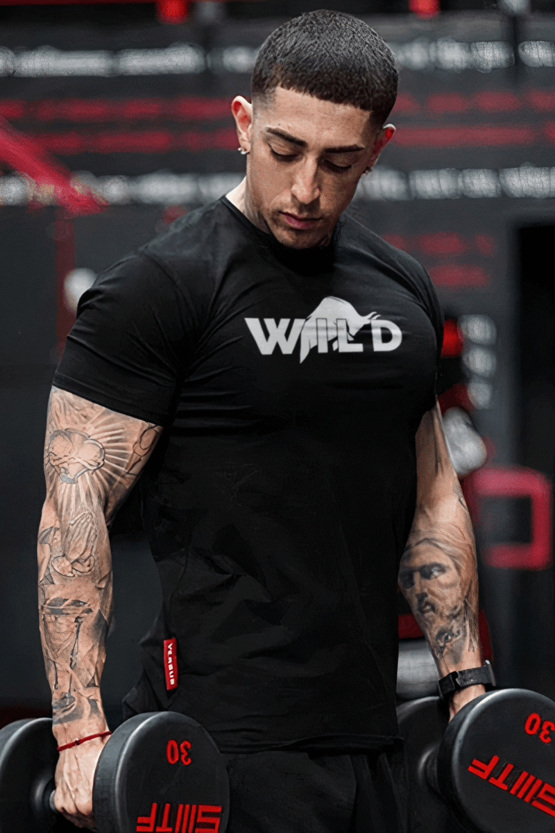 Wild Verve Vintage T-shirt-S / BLACK