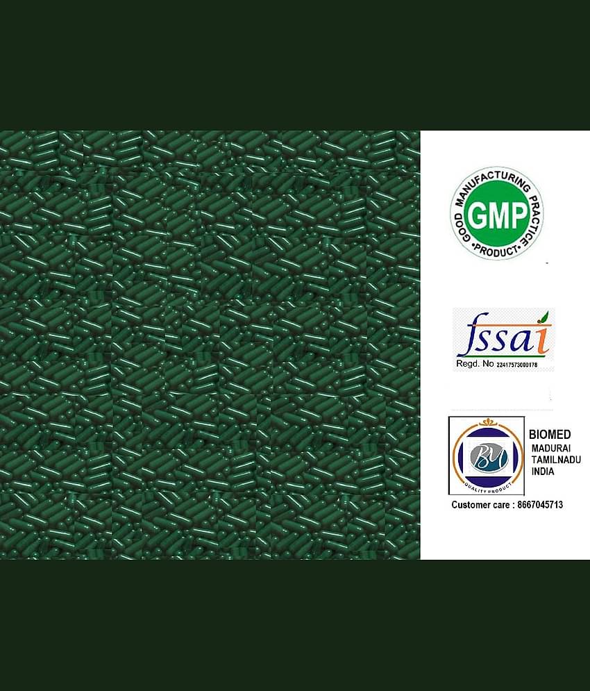 BioMed Empty Gelatin Capsules 1 Green 1000 Capsule 1000 no.s