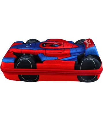 Sports Car EVA Pencil Case - Red & Blue