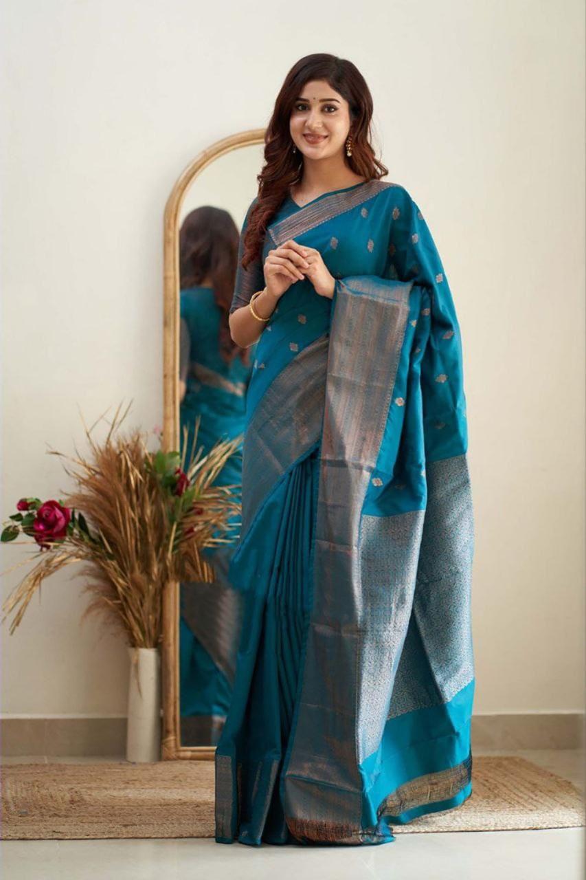 Banarasi Soft Lichi Silk Saree
