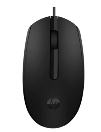 HP M10 Wired Ambidextrous Optical Mouse (USB 2.0, Black)