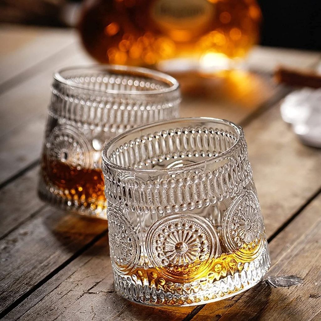 Elegant Glass Set of Stylish Drinkware for Water, Juice, and Whiskey � Perfect for Every Occasion, Elevate Your Beverage Experience with Timeless Design(180ml)