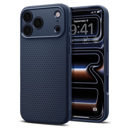 Spigen Liquid Air Back Cover Case Compatible with iPhone 17 Pro Max (TPU | Navy Blue) Spigen Liquid Air Back Cover Case Compatible with iPhone 17 Pro Max (TPU | Navy Blue) - Navy Blue / iPhone 17 Pro Max