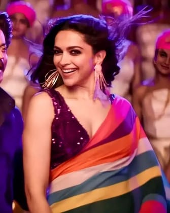Deepika Padukone Sequin Saree  by SHIV TEXTILES Deepika Padukone Sequin Saree  by SHIV TEXTILES