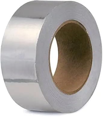Sahej Multitrade Aluminium FOIL Adhesive Tape 48mm X 20 Mtr Silver (Pack of 1)