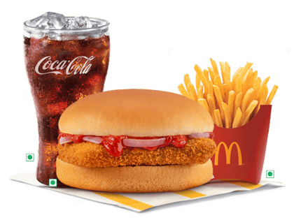 EVM Schezwan Veg Burger