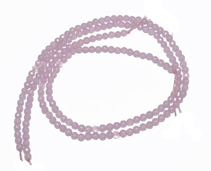 Gemstone Faceted Round Agate Loose Beads , (4 MM) , ZSUF-026-1 String  in 90 Pcs / 4 MM