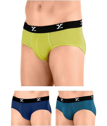 XYXX Pack of 3 Modal Briefs For Men's ( Multicolor )