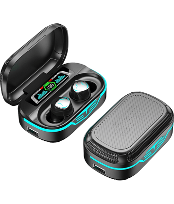 COREGENIX GQ-10 Truly Wireless TWS Earbuds, AI-ENC Calls, 120 Hrs Overall Playtime with Type-C Fast Charging, in-Ear Bluetooth 5.4 Headphone, Immersive Audio, Voice Assistant, IPX5 Water Resistant