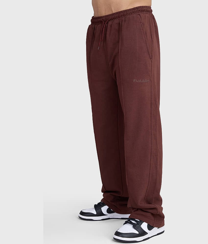 Fuaark Teal Cotton Blend Men's Sports Trackpants ( Pack of 1 )