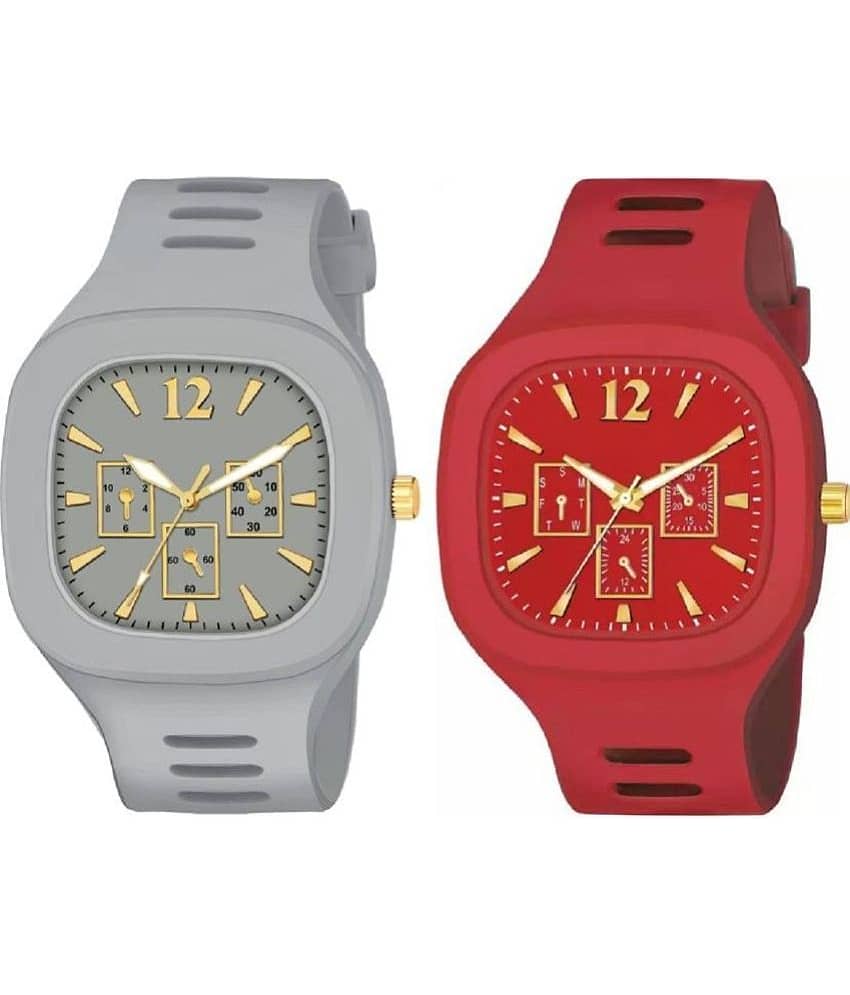 Hala - Multicolor Silicon Analog Men's Watch