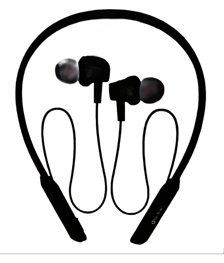 CHARKEE NB-804 Wireless Neckband In-the-ear Bluetooth Headset with Upto 20h Talktime Music Controls - Black