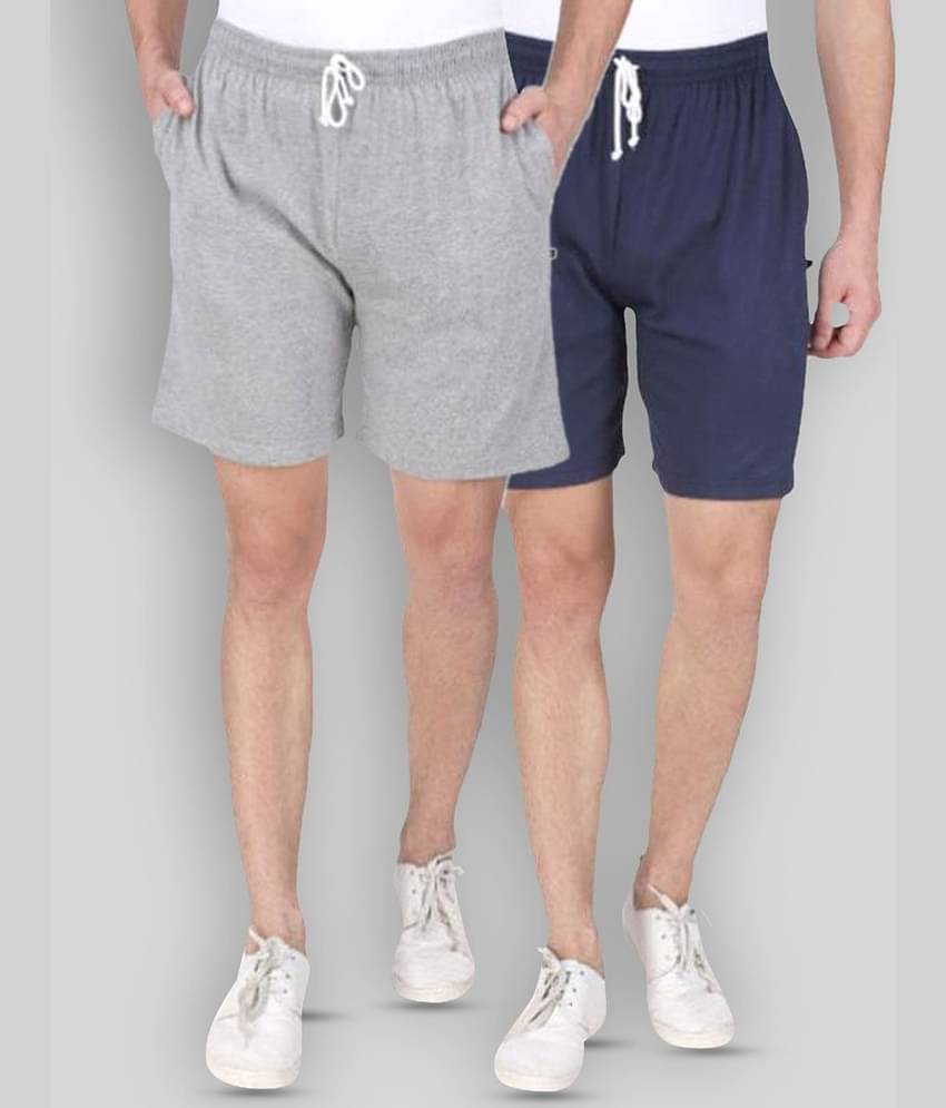 Neo Garments - Multi Cotton Men's Shorts ( Pack of 2 )
