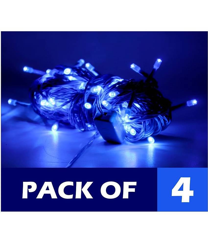 Mprow 11Mtr Still LED Ladi Diwali String Lights Blue