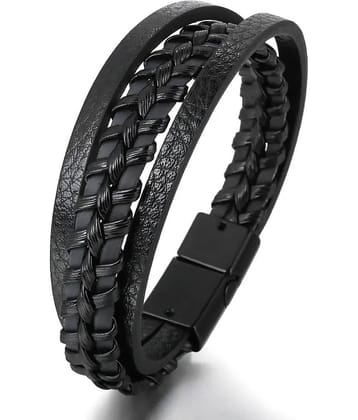 Thrillz Black Bracelet ( Pack of 1 )