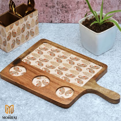 The Mohraj Exquisite Multicolor Serving Platter  