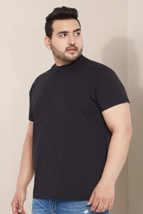 Plus Size - Black - Classic Crew-XXL