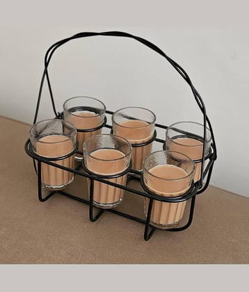 Roots & shoots Solid Glass Tea Set 150 ml ( Pack of 1 )