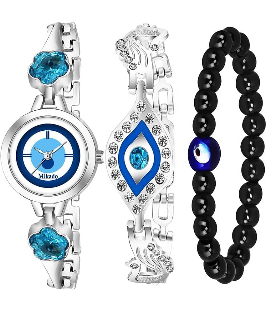 Mikado Stainless Steel Round Womens Watch