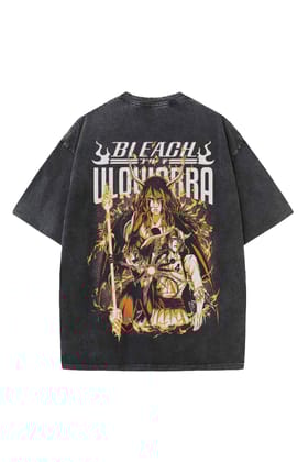 Bleach Designed Vintage Oversized T-shirt-XS