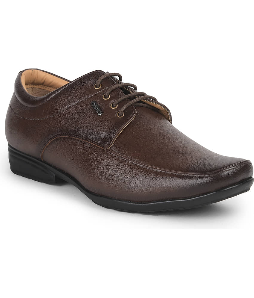 Liberty Black Men's Derby Formal Shoes