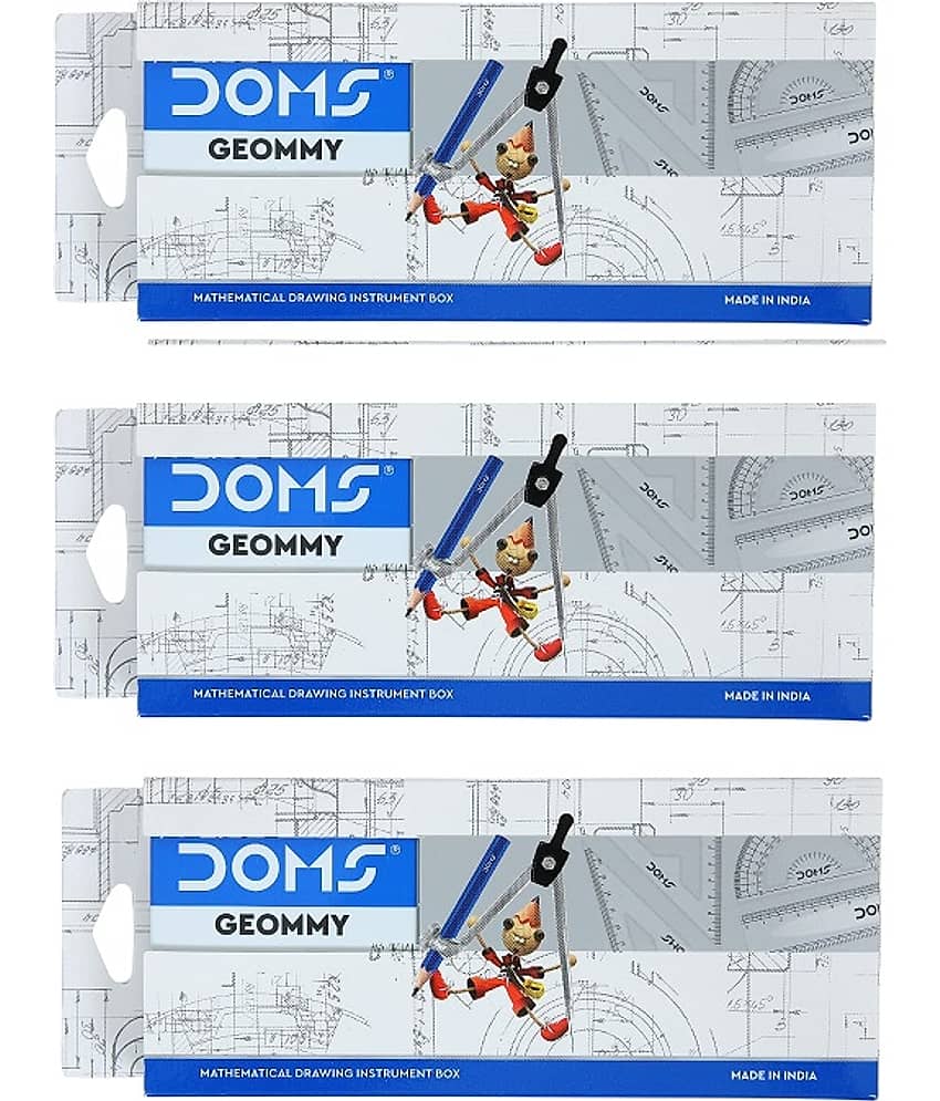 Doms Geommy Math Box ( Pack Of 3 )