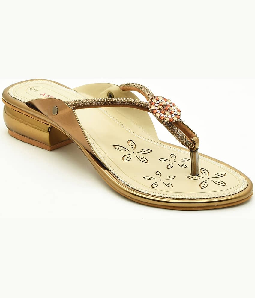 IndiForce Gold Women's Flats