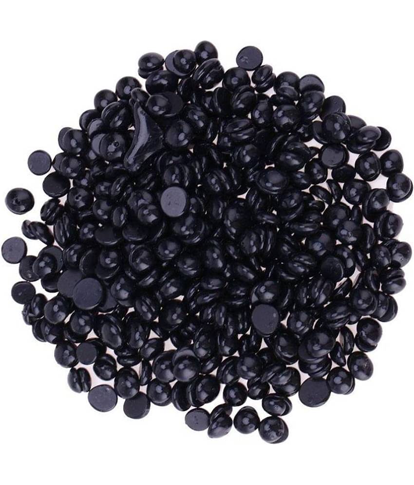ELEGANCIO Depilatory Hard Wax Beans Black Hot Wax 100 gm