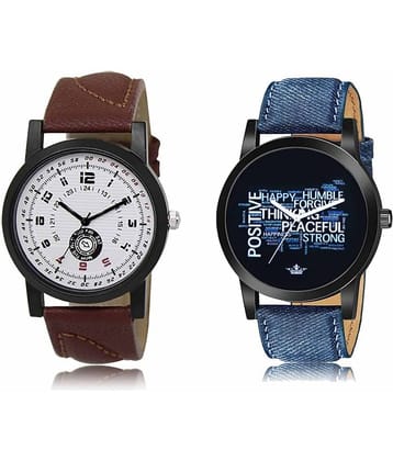 Lorem - Analog Watch Watches Combo For Men and Boys ( Pack of 2 )