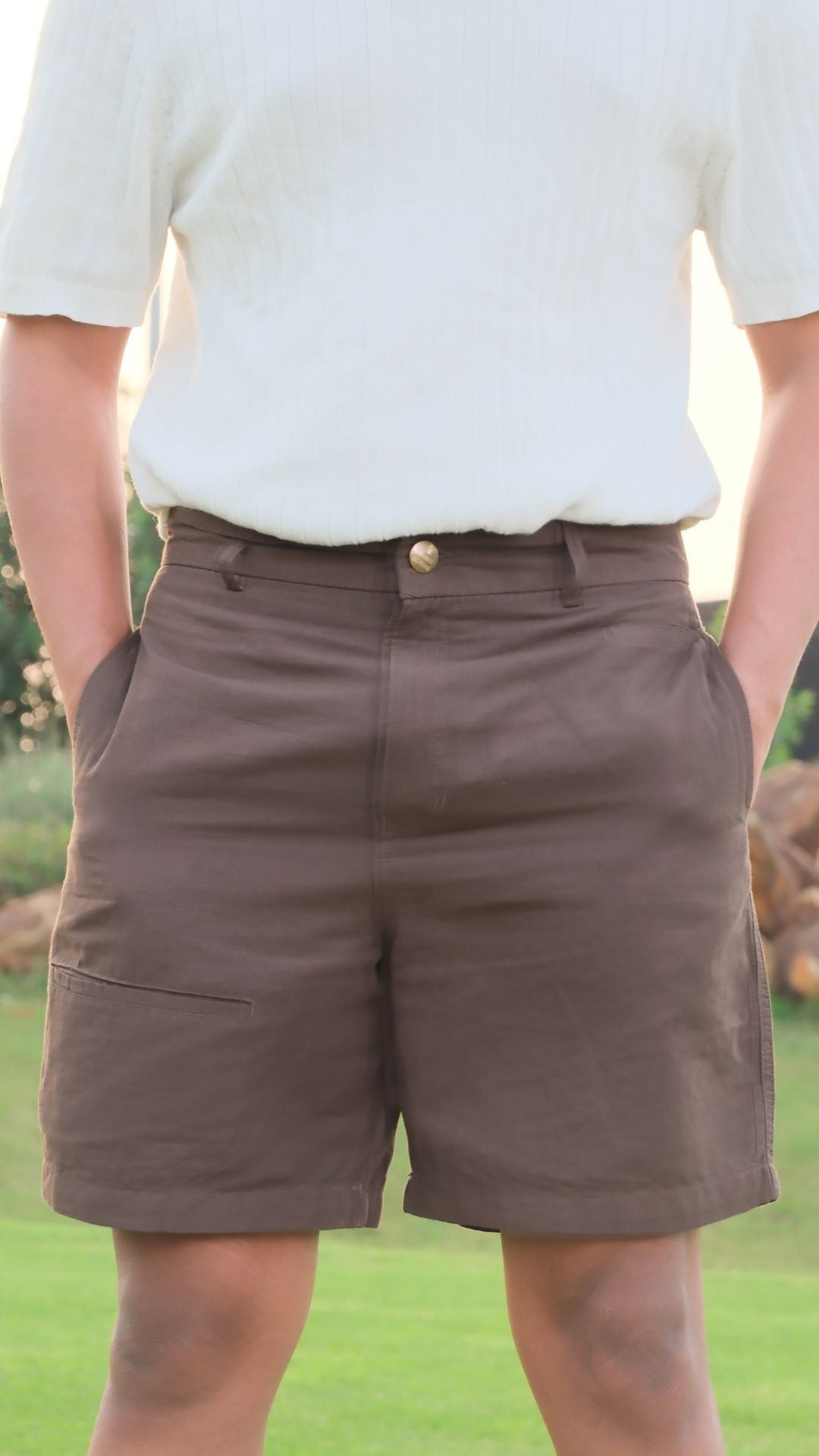 Johnny Gorkha Men's Golf Shorts | Blend of Hemp and Cotton Fabric