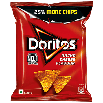 Doritos Nacho Chips - Nacho Cheese Flavour, 23 g