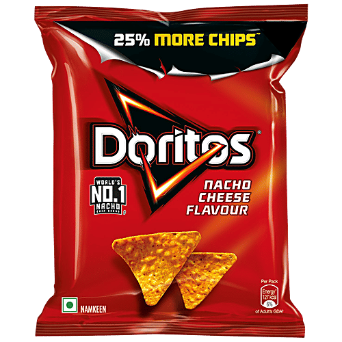 Doritos Nacho Chips - Nacho Cheese Flavour, 23 g
