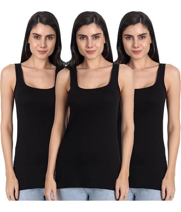 AIMLY Cotton Camisoles - Beige Pack of 3