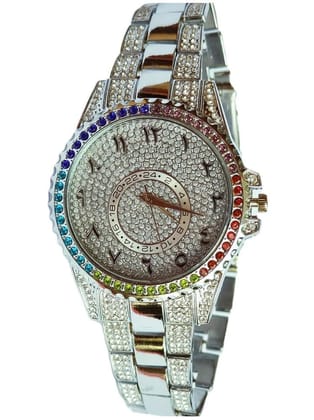 Renaissance Traders Silver Metal Analog Mens Watch