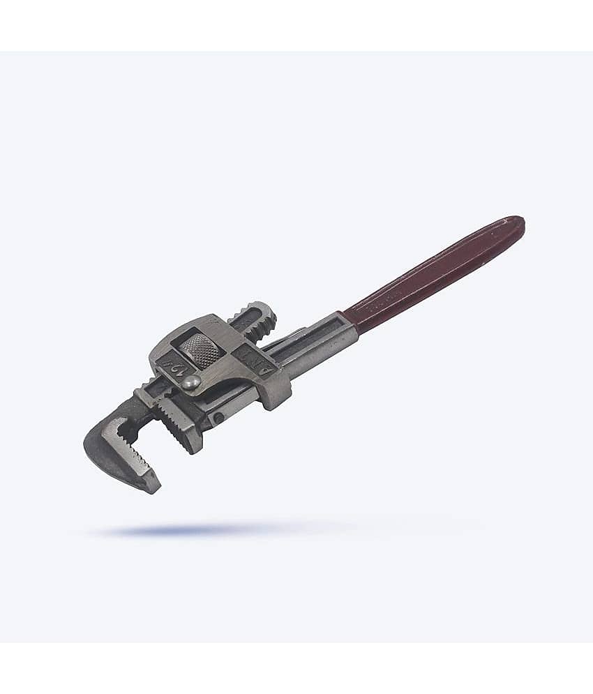 Aldeco Universal 12 inch with 0-42mm Jaw Opening Capacity Pipe Wrench Spanner Hand Tool Single Sided Pipe Wrench (Pack of 1)