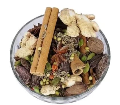 kaasni's  Garam Masala Sabut Whole.Spices Blend | Authentic Indian Flavors 250g | No Preservatives | Anise, Bay, Cardamom, Cinnamon, Cumin, Ginger | Khada Masala for Cooking | Whole Blended.Spices | Authentic Flavor | Freshly Packed