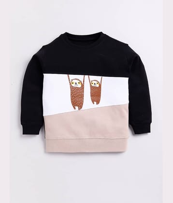 CUTOPIES Pack of 1 Boys Cotton Sweatshirt ( Blue )