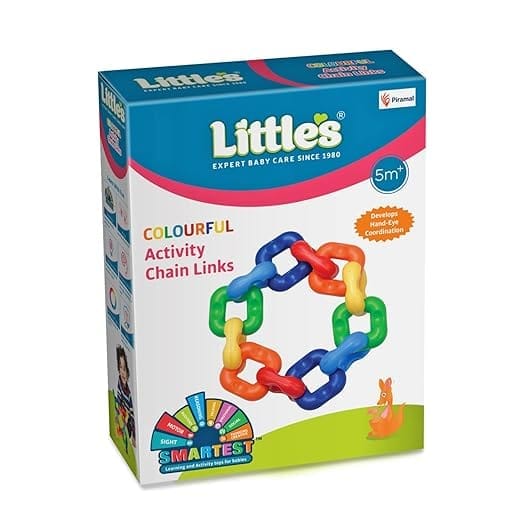 Little's Colourful Activity Chain Links | Educational Toys for Kids | Helps Develop Hand - Eye Coordination & Motor Skills | Multi-Color Toddler Activity Toys | Baby Toysassorted colour - Toys and Games | Buy online on ZillyBuy