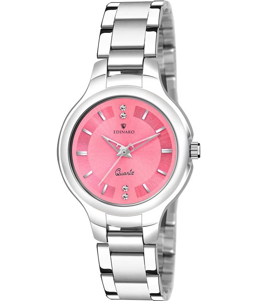 EDINARO Stainless Steel Round Womens Watch