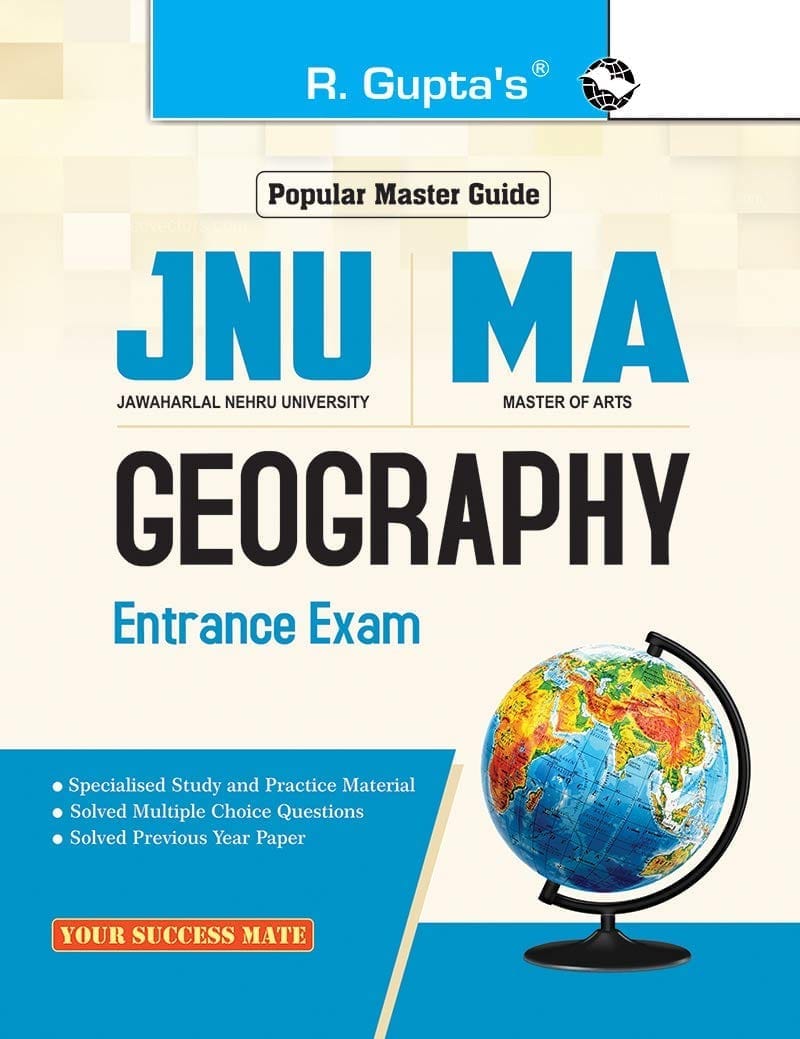 JNU: MA Geography Entrance Exam Guide [Paperback] [May 03, 2022] RPH Editorial Board