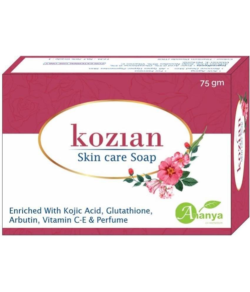 KOZIAN Skin Whitening Kojic Acid Glutathione Arbutin Glowing Bathing Bar for All Skin Type ( Pack of 1 )