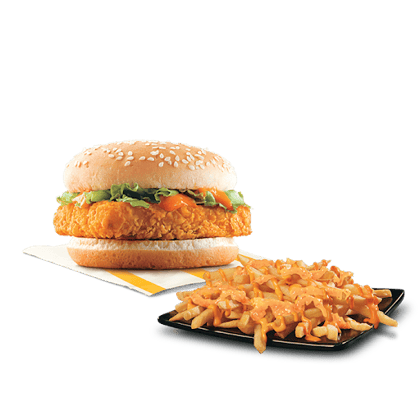 McSpicy Paneer + Mexican Cheesy Fries