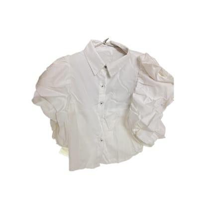 Champs Trendz Puff Sleeves, White - XL
