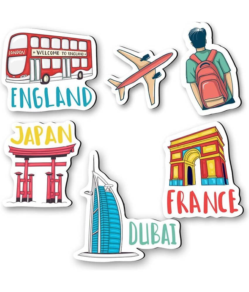 Saf Wood Fridge Magnet - Pack of 6