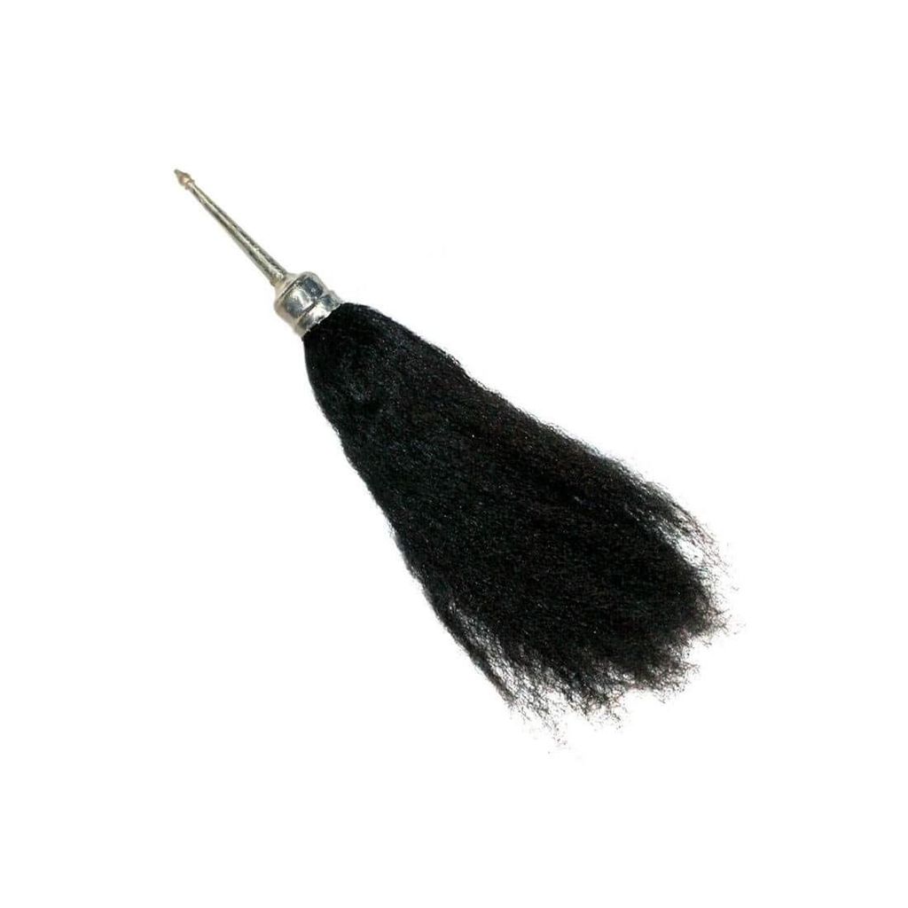 MAYAPURI Puja Reshmi Chawar/Chanwara/Chaur/Chavar Sahib in Metal Body, Long 15 inches | Black (Pack of 1) - Pooja Needs | Buy online on ZillyBuy