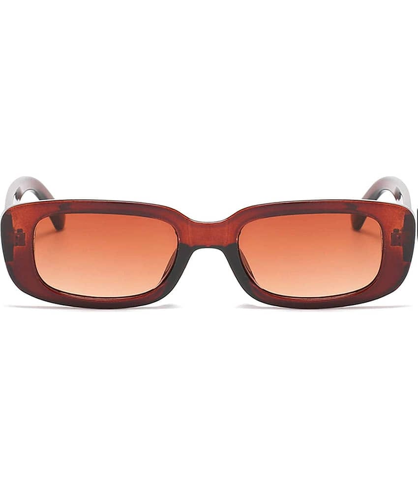 Kanny Devis - Brown Rectangular Sunglasses ( Pack of 1 )