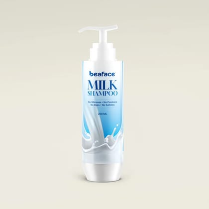 Milk-herbal-shampoo-vitamins-minerals-scalp-condition-milk-protein-help-volumize-hair(200ml)