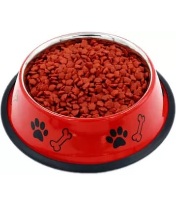 Gau Sudh - Stainless Steel Dog Food Blue Bowl 900 mL