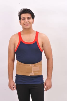 LUMBOSACRAL SUPPORT (SINGLE STRAP) BS 5 SIZES - XL